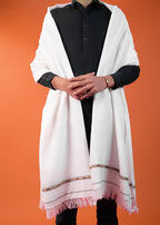 Gents Premium Winter Shawl – Off White Color | Royal Boutique