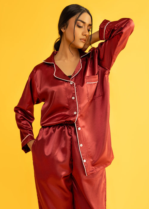 Women’s Silk Night Dress Pajama Set – Luxury Sleepwear | Royal Boutique