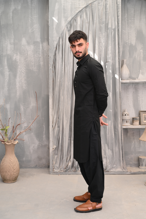 Al-Noor Black Premium Cotton