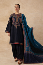 Premium Airjet Lawn Dress | Embroidered Front & Sleeves with Chiffon Dupatta