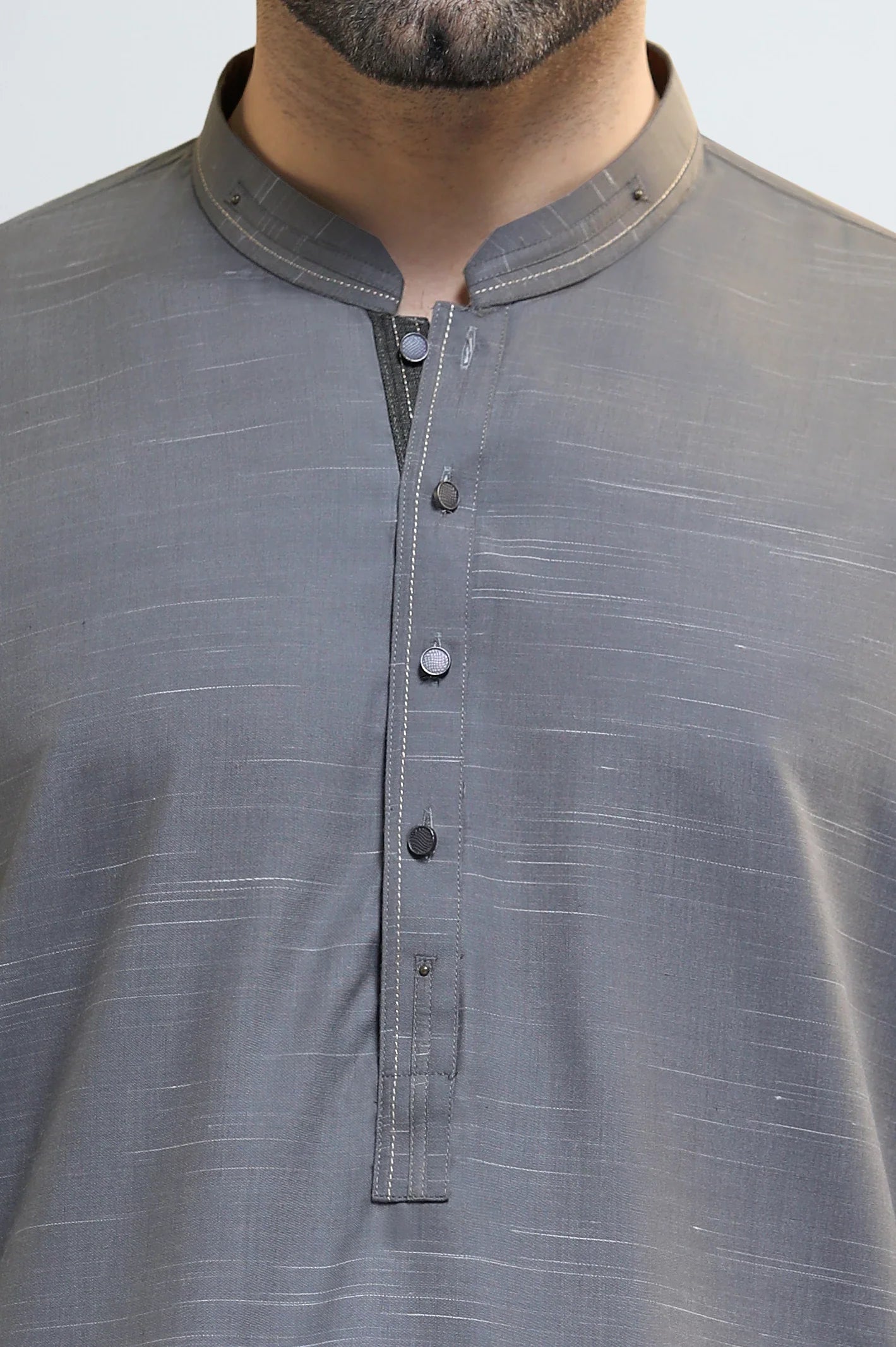 Dark Brown Wash & Wear Shalwar Kameez