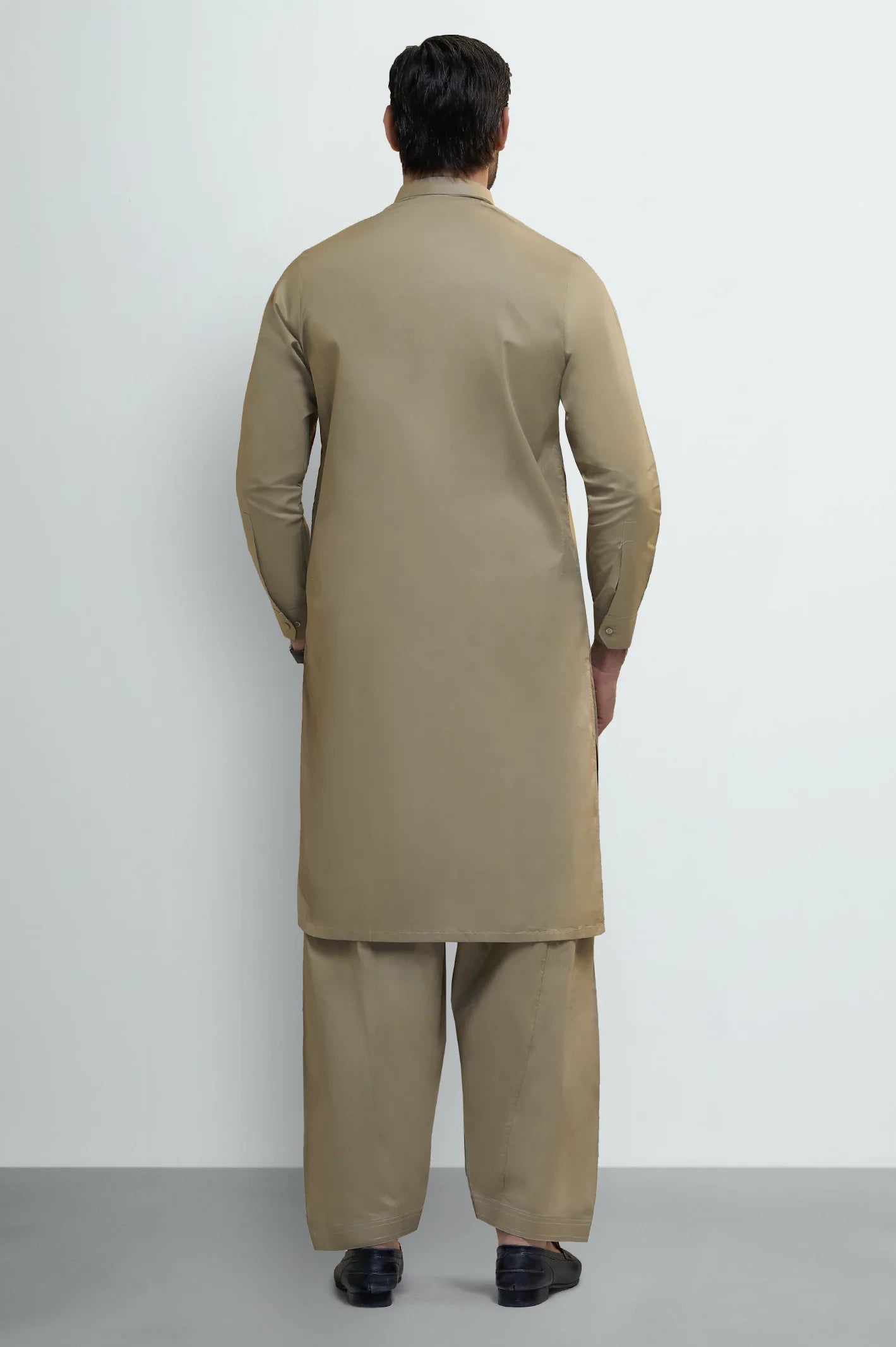 Khaki Cotton Shalwar Kameez