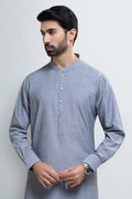 Ash Grey Wash & Wear Shalwar Kameez