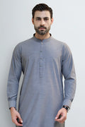 Light Grey Wash & Wear Shalwar Kameez