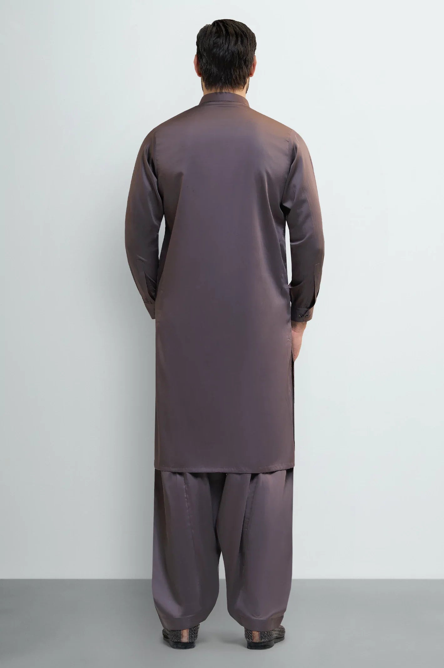 Coffee Brown Cotton Shalwar Kameez
