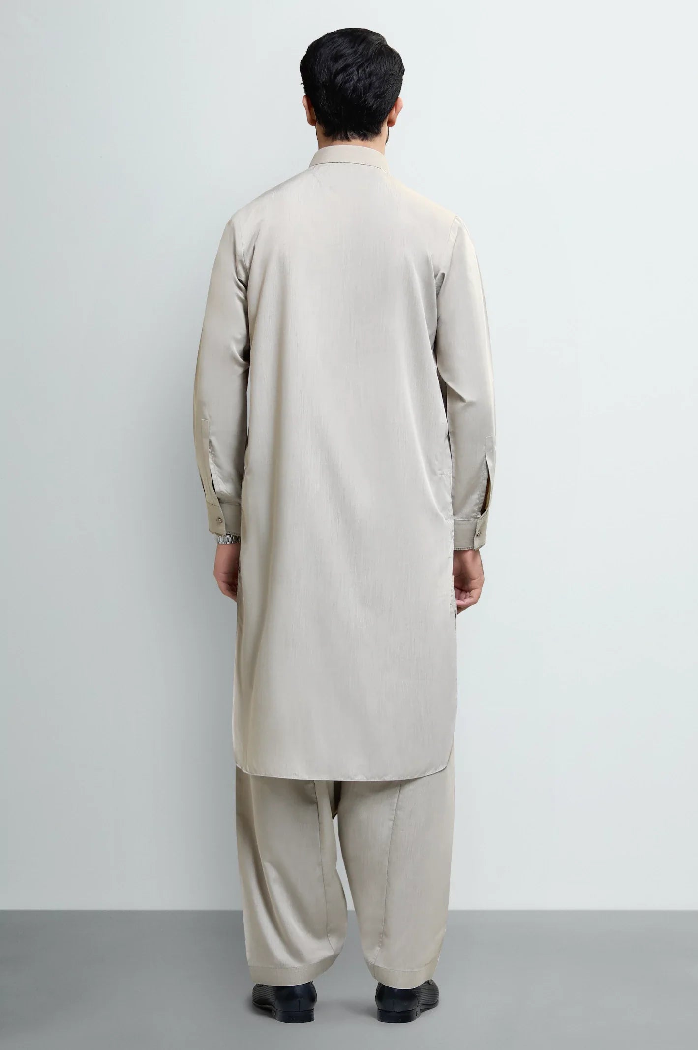 Beige Wash & Wear Shalwar Kameez