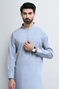 Grey Wash & Wear Shalwar Kameez