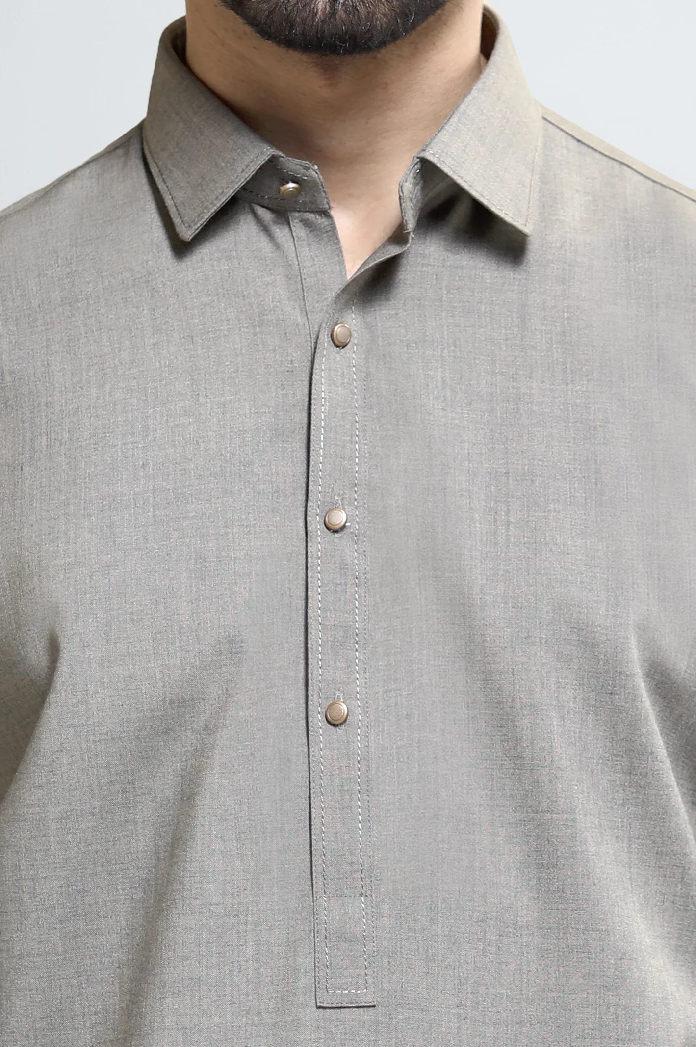 Light Brown Wash & Wear Shalwar Kameez