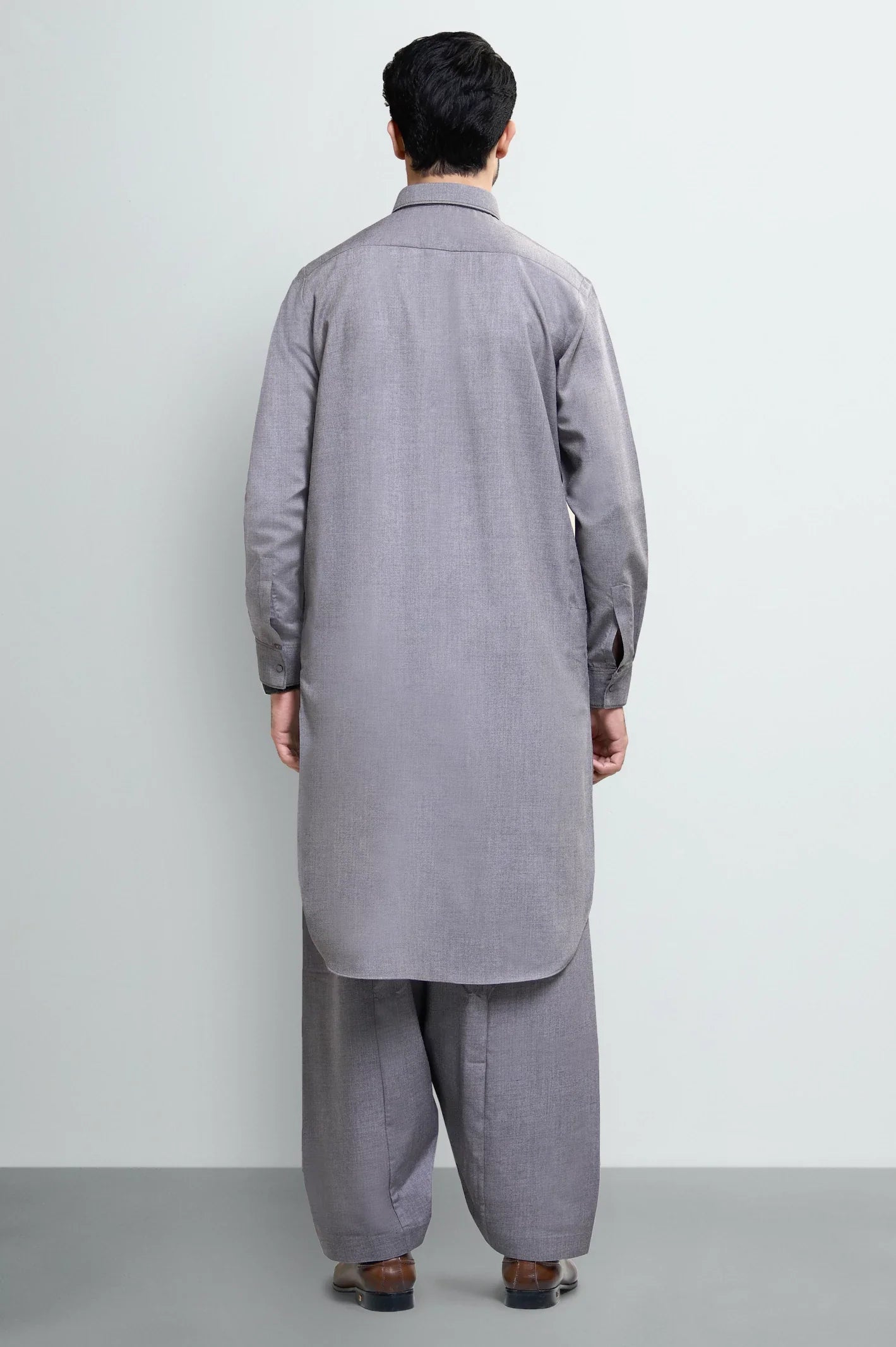 Light Brown Wash & Wear Shalwar Kameez