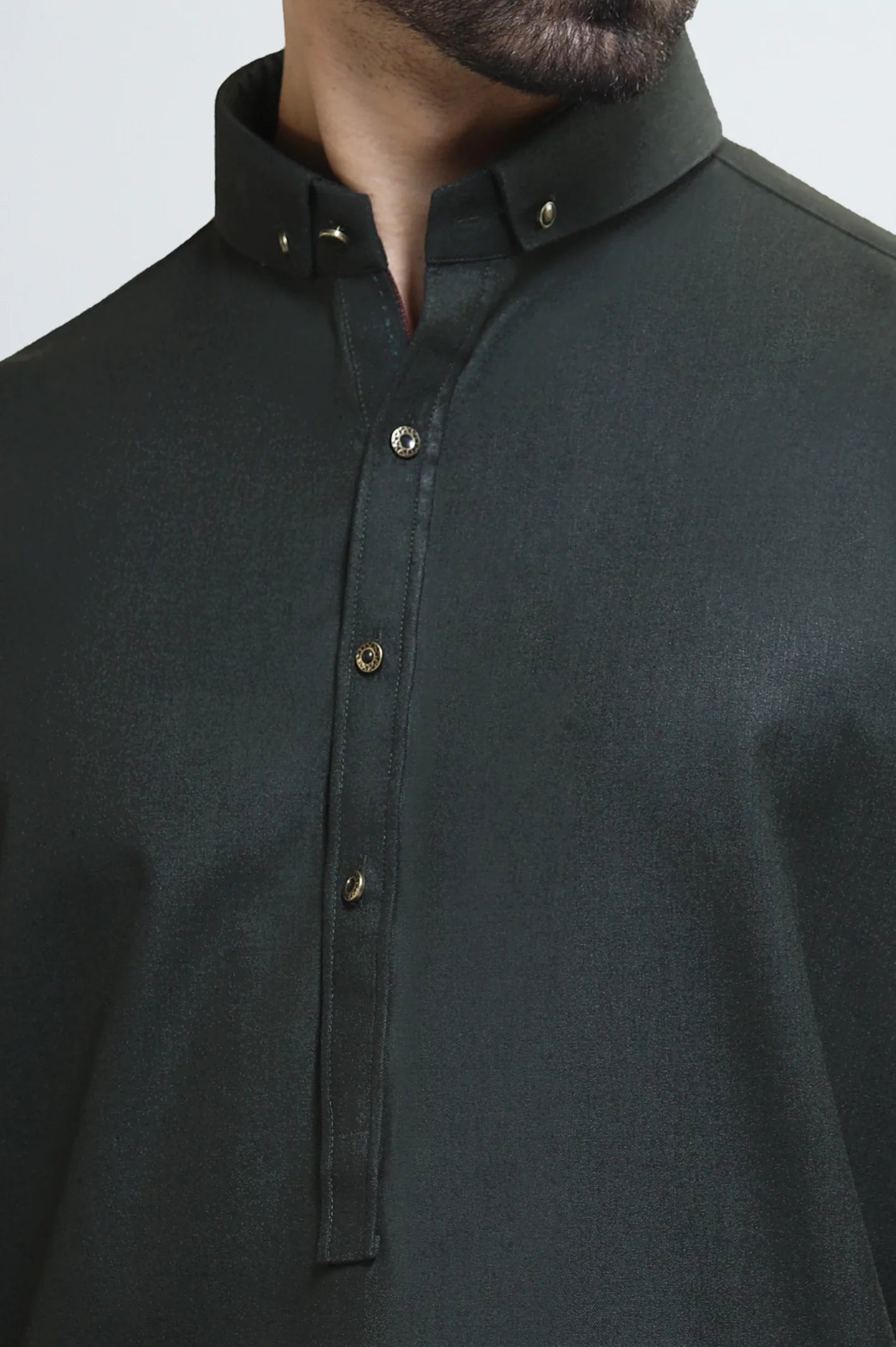 Dark Green Wash & Wear Shalwar Kameez