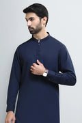 Navy Blue Wash & Wear Shalwar Kameez