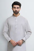 Beige Cotton Shalwar Kameez