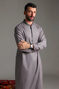 Grey Wash & Wear Shalwar Kameez