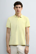 Lime Tipping Collar Polo
