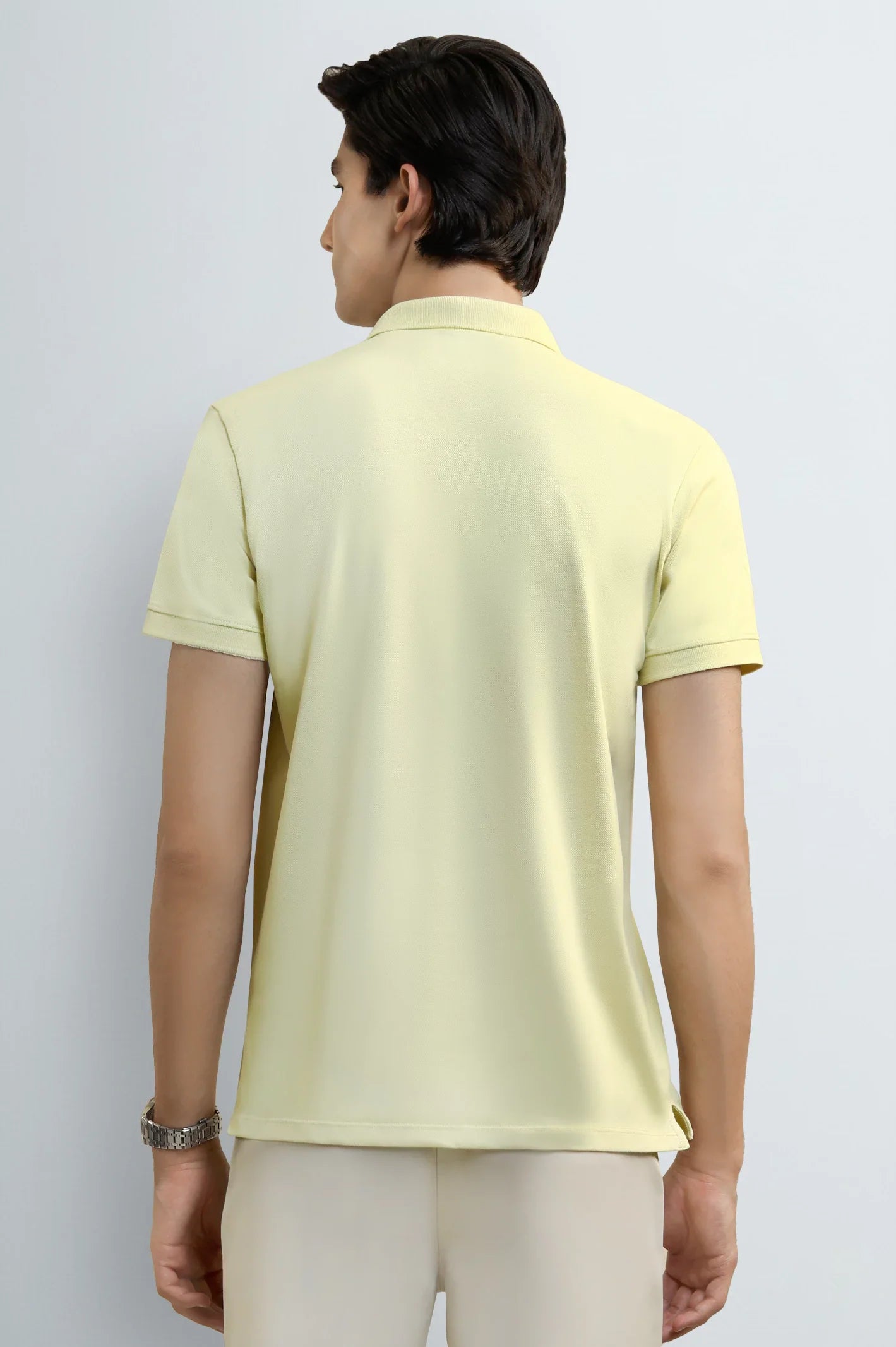 Lime Tipping Collar Polo