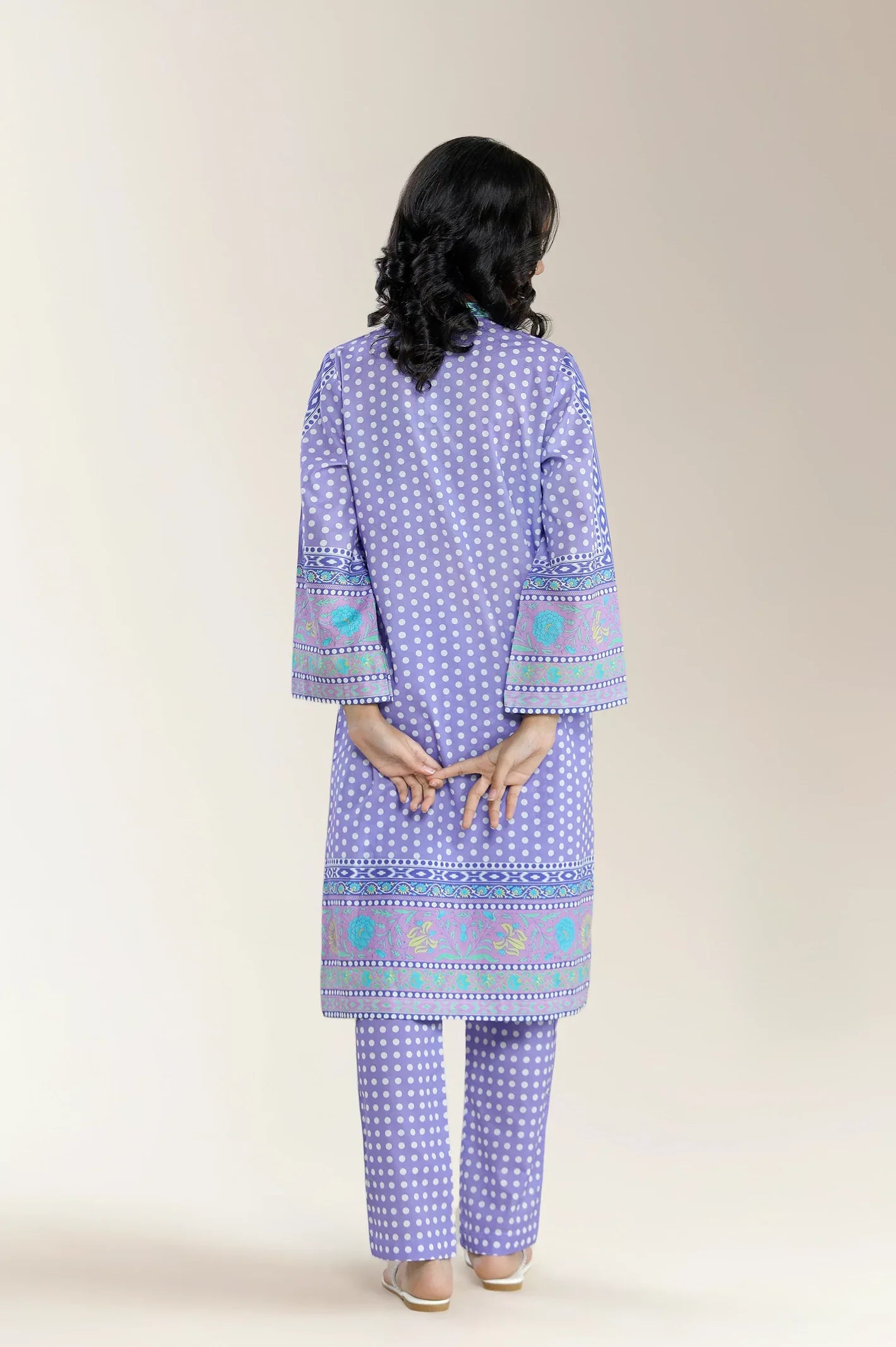 Printed Cambric Lilac Teens 2Pc