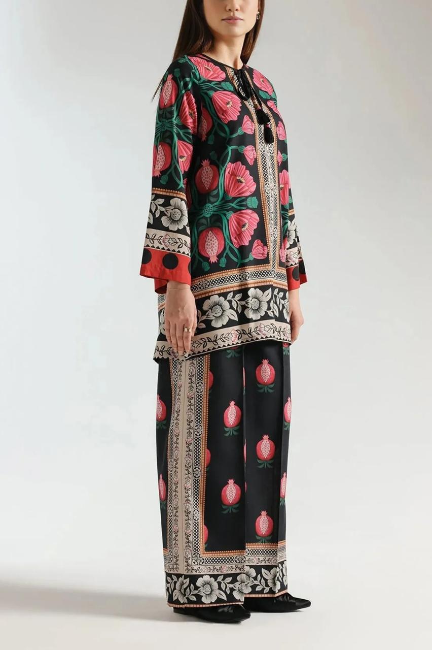 Stitched 2 Piece Printed Shirt and Trouser
