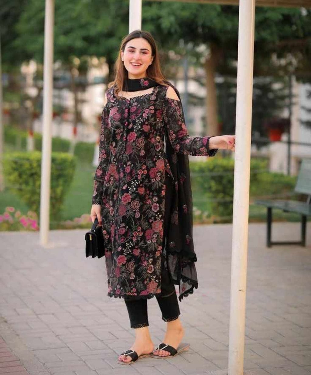 Luxury Airjet Lawn Suit | Heavy Embroidered Summer Collection
