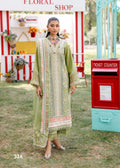 Bin Ilyas Luxury Lawn Collection Heavy Embroidery Suit with Organza Dupatta