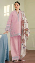Embroidered Lawn Collection Heavy Embroidery Suit with Chiffon Printed Dupatta