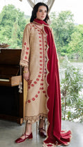Embroidered Lawn Collection Heavy Embroidery Suit with Chiffon Printed Dupatta