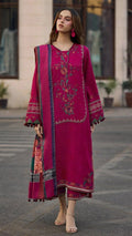Embroidered Lawn Collection Heavy Embroidery Suit with Chiffon Printed Dupatta