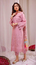Embroidered Lawn Collection Heavy Embroidery Suit with Chiffon Printed Dupatta