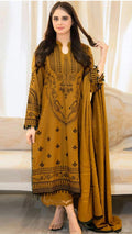 Embroidered Lawn Collection Heavy Embroidery Suit with Chiffon Printed Dupatta