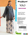 Gul Ahmad Co-ords Sets - Digital Printed Shirt & Trouser with Original Stamp