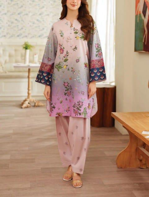 New Arrival Stitched 2 Piece Printed Suit for Women – Premium Grip Four Season Shirt & Trouser (Size M)