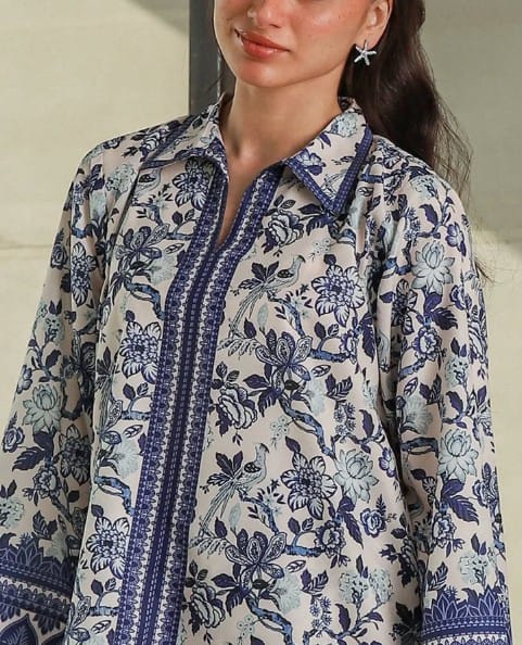New Arrival Stitched 2 Piece Printed Suit for Women – Premium Grip Four Season Shirt & Trouser (Size M)