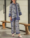 New Arrival Stitched 2 Piece Printed Suit for Women – Premium Grip Four Season Shirt & Trouser (Size M)