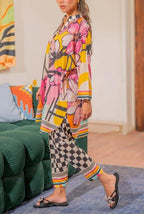 New Arrival Stitched 2 Piece Printed Suit for Women – Premium Grip Four Season Shirt & Trouser (Size M)
