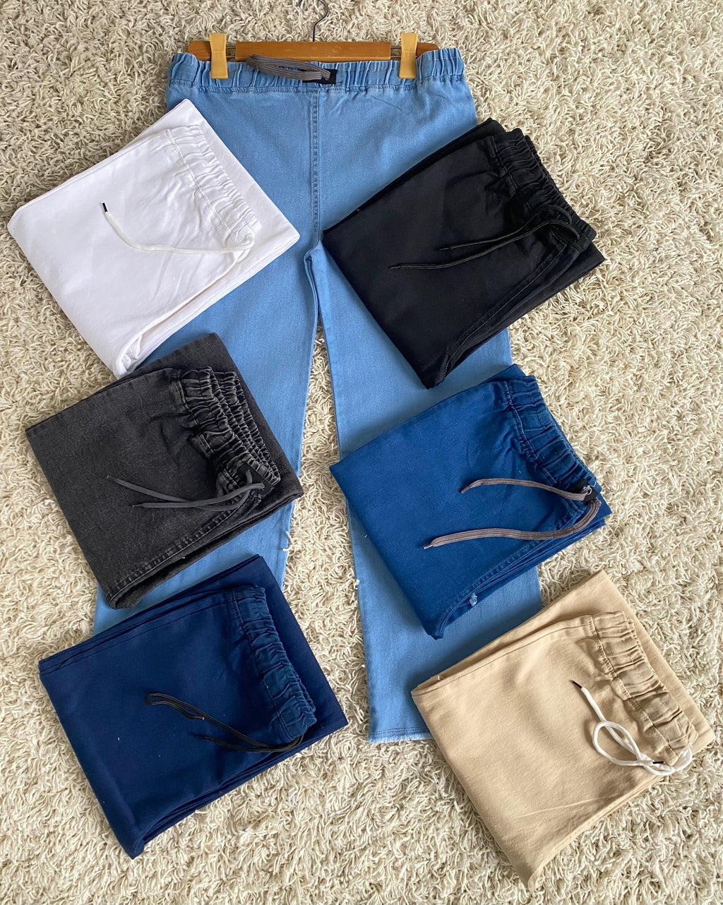 New Baggy Style Women Denim Jeans – Soft Stretchable High Waist (39 Length)