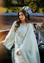 KAHF Luxury Lawn Heavy Embroidery Suit with Textured Dupatta
