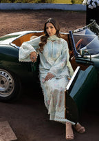 KAHF Luxury Lawn Heavy Embroidery Suit with Textured Dupatta