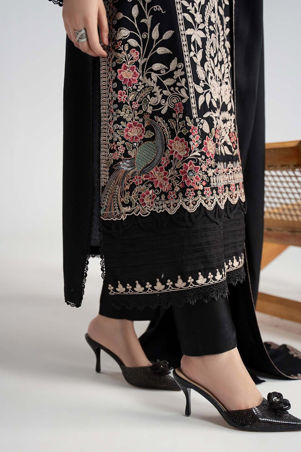 Summer Hit Codes Airjet Lawn 3-Piece – Heavy Embroidered Neck, Sleeves & Bamber Chiffon Dupatta