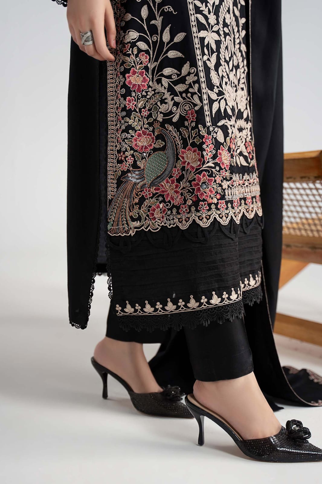 Summer Hit Codes Airjet Lawn 3-Piece – Heavy Embroidered Neck, Sleeves & Bamber Chiffon Dupatta