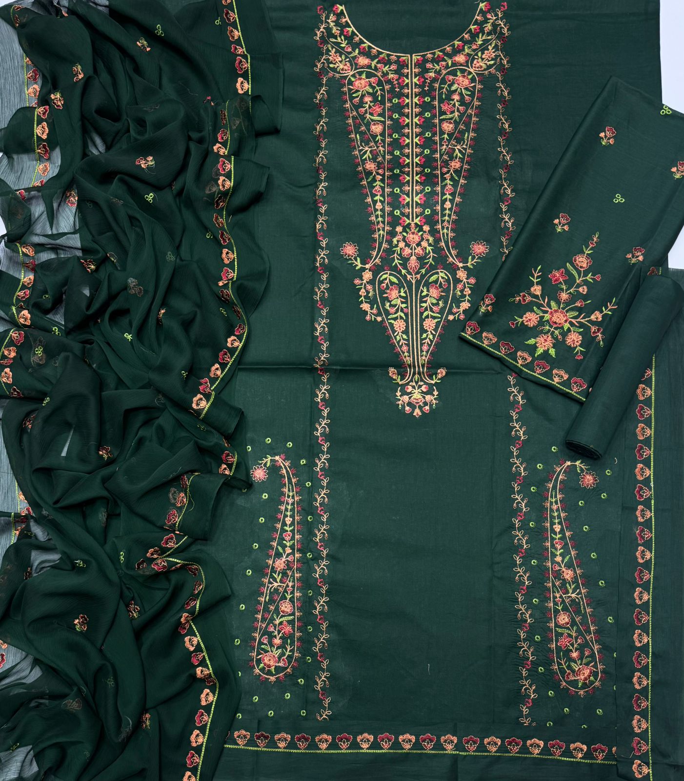 Batik Airjet Lawn Suit 2026 – Heavy Embroidered Summer Collection | Royal Boutique Pakistan