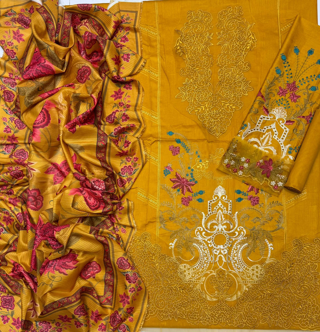 Maria B Airjet Lawn Suit – Heavy Chikankari Embroidered Summer Collection | Royal Boutique Pakistan