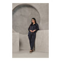 Women’s Black Silk Pajama Set – Luxury Satin Nightwear Two-Piece Suit
