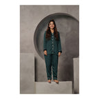 Women’s Silk Pajama Set – Luxury Satin Nightwear Two-Piece Sleep Suit