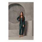 Women’s Silk Pajama Set – Luxury Satin Nightwear Two-Piece Sleep Suit