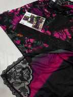 Iznik Hit Code with Voile Dupatta - Digital Printed Airjet Lawn Suit with Embroidery
