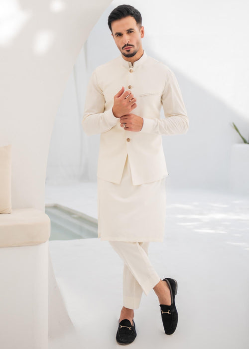 Men’s Luxury Boski Unstitched Suit – Premium Finish | Royal Boutique
