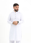 Men’s Premium White Boski Unstitched Suit | Royal Boutique