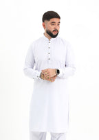 Men’s Premium White Boski Unstitched Suit | Royal Boutique