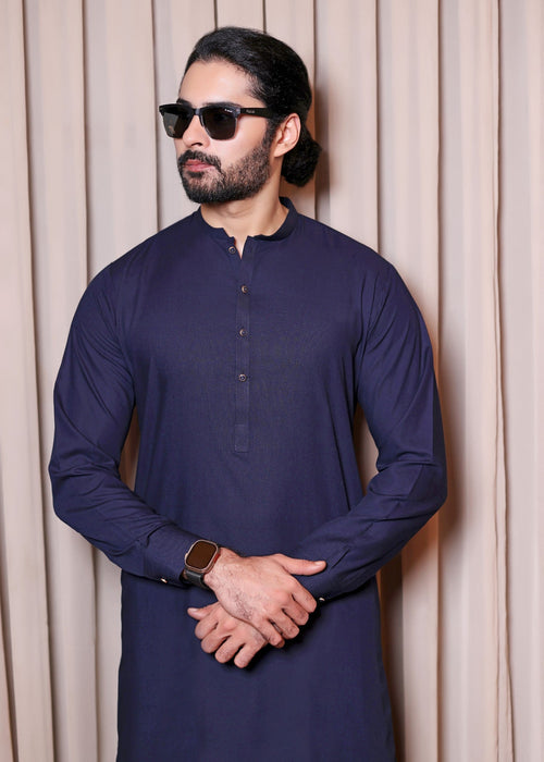 Men’s Navy Blue Suit – Premium Quality | Royal Boutique