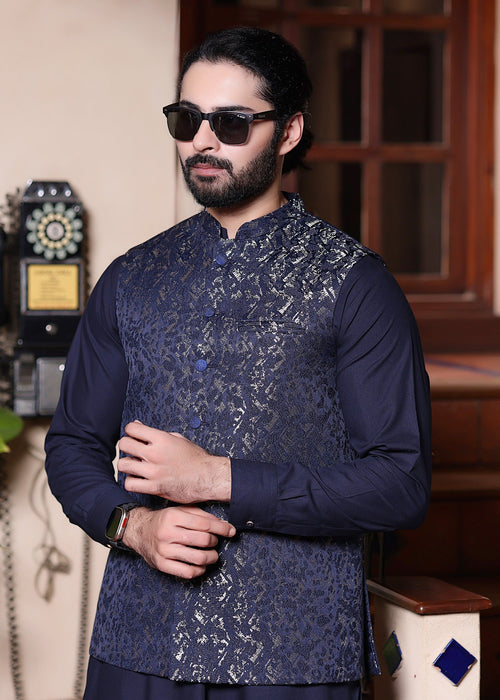 Men’s Navy Blue Suit – Premium Quality | Royal Boutique