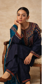 Premium Airjet Lawn Dress | Embroidered Front & Sleeves with Chiffon Dupatta
